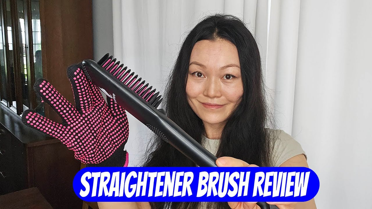 Amazon Review - Ceramic Hair Straightener Brush