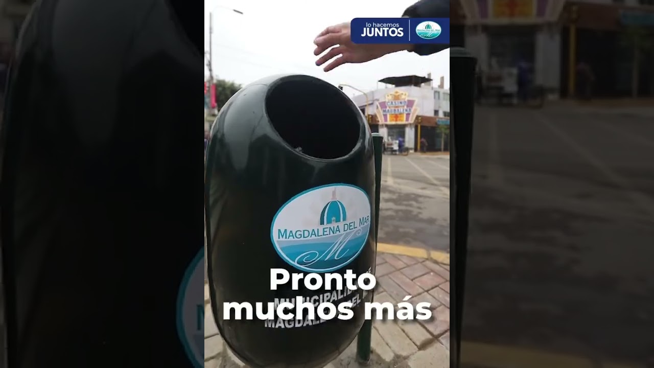 Porque tú lo pediste, hemos instalado 300 tachos de basura en diversos puntos del distrito.