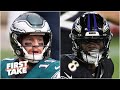Will Lamar Jackson or Carson Wentz have a bigger impact in the Ravens vs. Eagles game | First Take