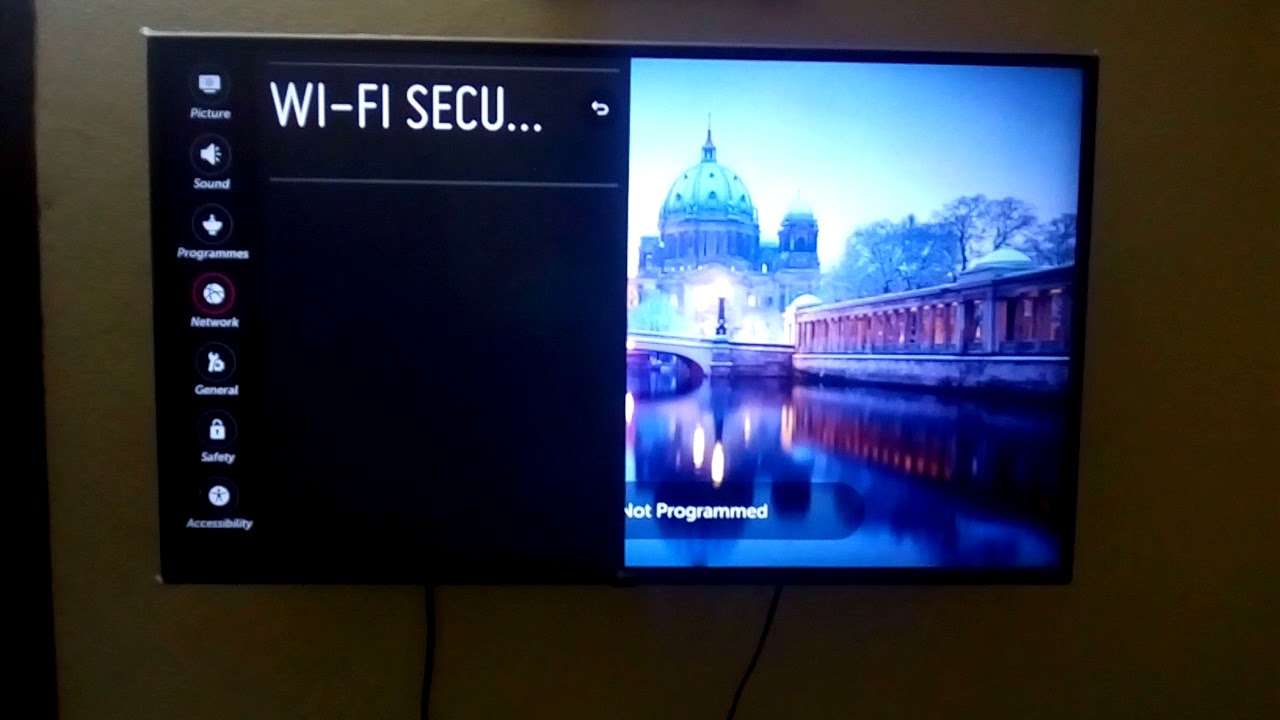 How To Connect Wireless Wifi Network To Lg Smat Tv YouTube
