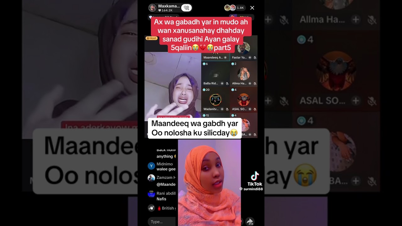 Iihintii baa is qabsatay TikTok 