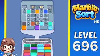 Marble Sort Level 696 Solution Walkthrough
