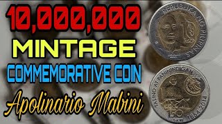 2014 COMMEMORATIVE COIN | APOLINARIO MABINI | 10 PISO BSP SERIES | KAALAMAN