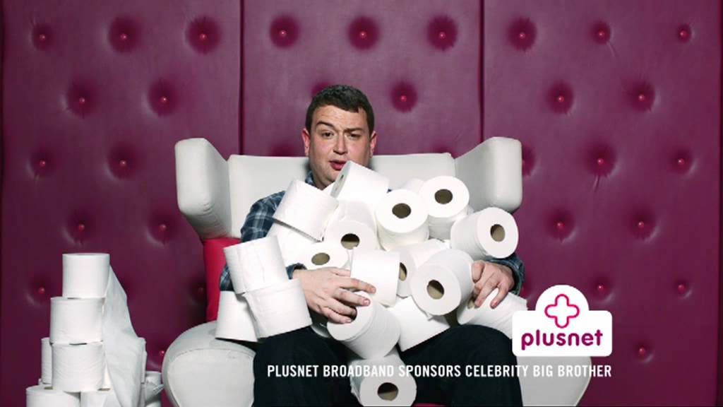 Plusnet Joe Joe steals all the toilet paper in the Big Brother Diary Room - Plusnet ...