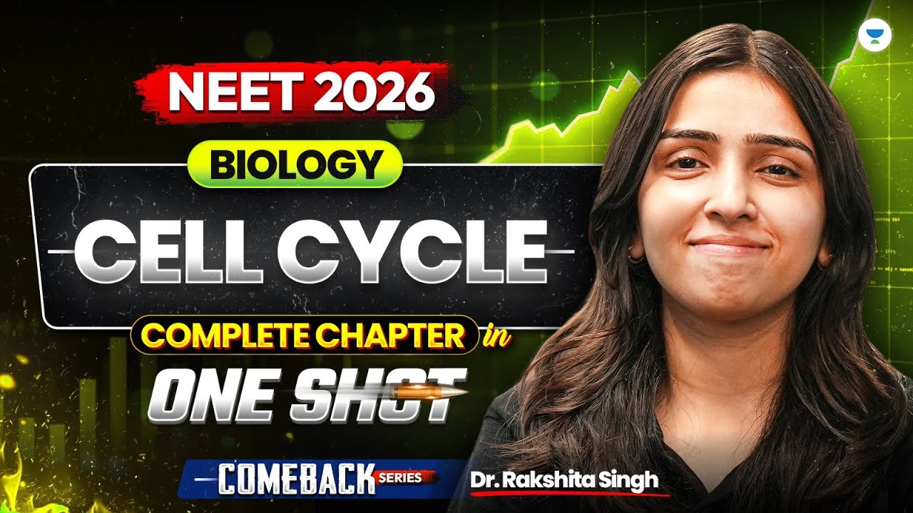 Class 11-Cell Cycle Detailed NCERT in One Shot | Dr Rakshita Singh 