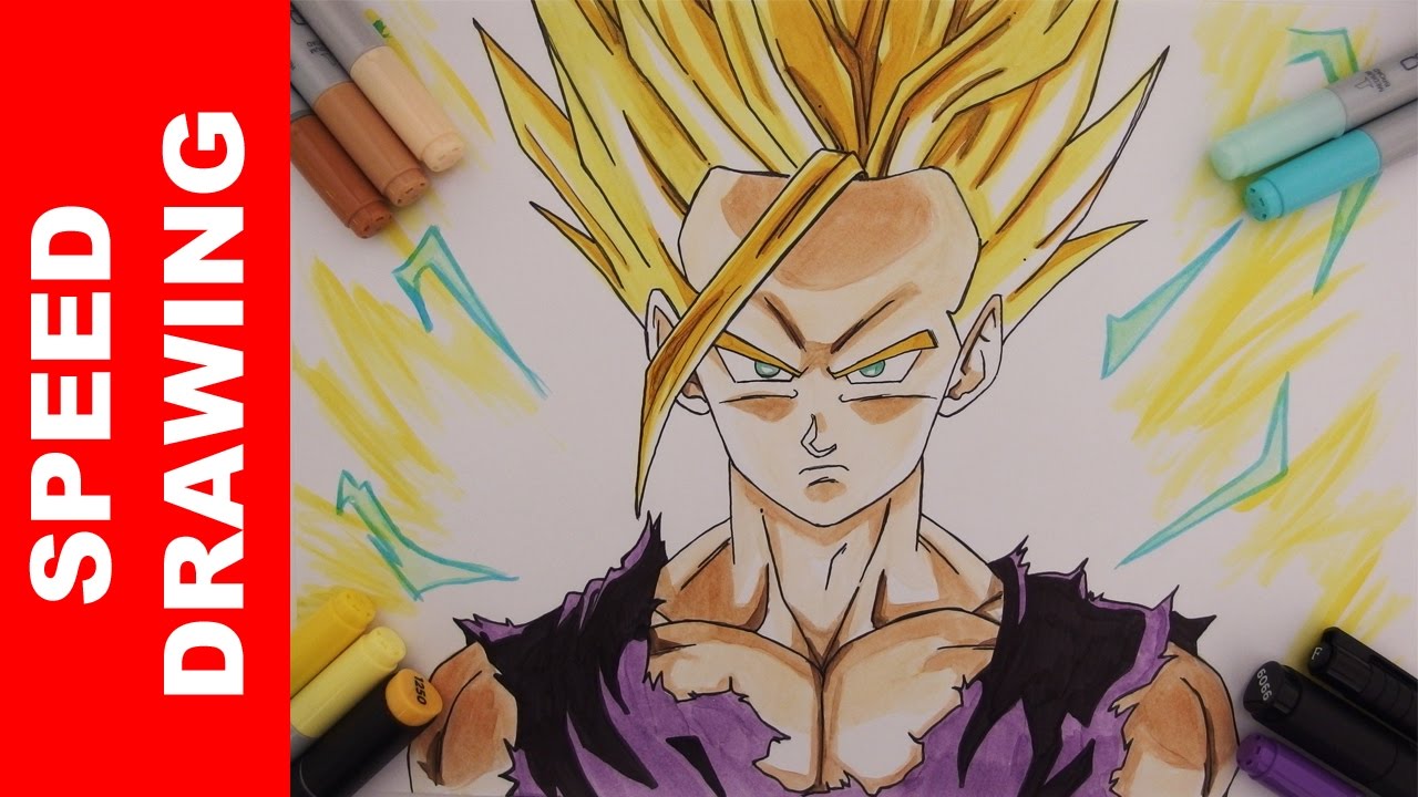 Comment Dessiner Un Gohan De Dragon Ball Z Toyotaro Dessine
