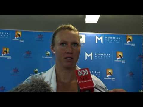 Alicia Molik's second round press conference