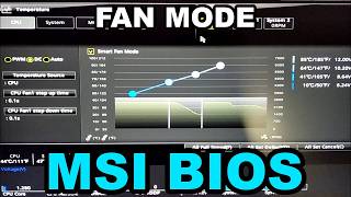 MSI BIOS Smart Fan Mode with OC Genie and A-XMP - Make the CPU Fan Spin Slower