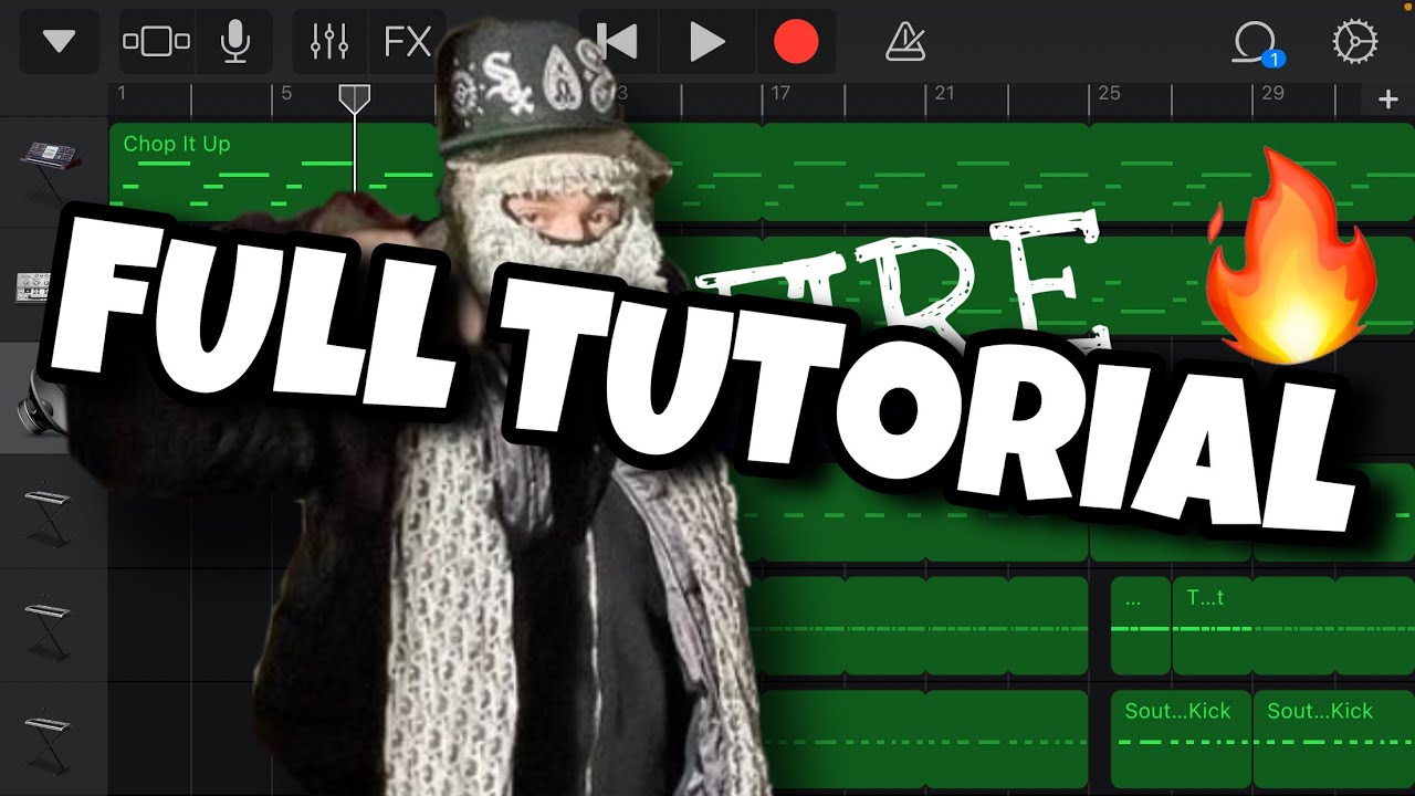 How to make a YEAT Type Beat on GarageBand iOS! (FULL TUTORIAL)