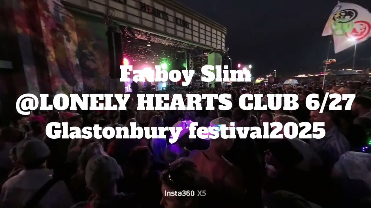 【Glastonbury festival2025】Fatboy Slim 6/27