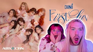 BINI | ‘First Luv’ Official Music Video COUPLE REACTION! Vocal coach &amp; dancer couple REACT!