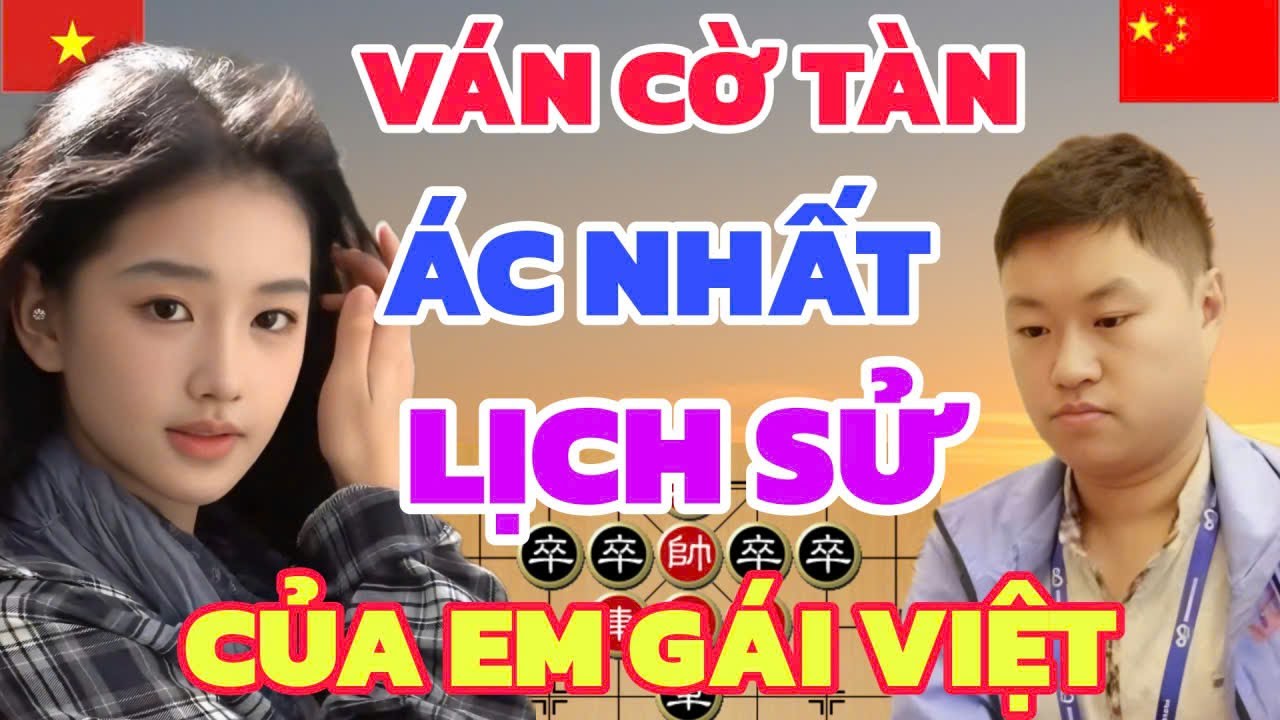 Phế xe phế mã! EM GÁI VIỆT ra nước cờ cao tay Đại sư bàng hoàng