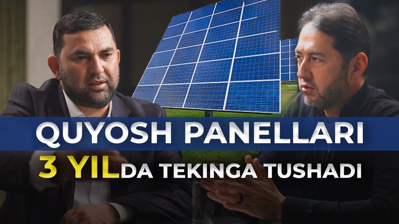 Katta daromadli investitsiya instrumenti. Quyosh paneli