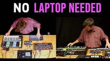 Electronic music WITHOUT computer  |||  Solarj (DAWless live performance)