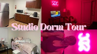 MY STUDIO DORM TOUR💕🌸!! |Collin College