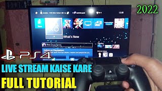 HOW TO LIVE STREAM ON PS4 YOUTUBE 2022 IN HINDI
