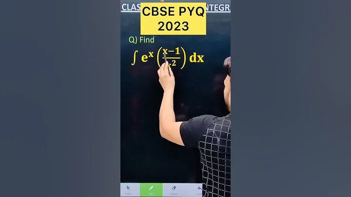 Q) Integration ∫ e^x { (x-1)/x^2 } dx,#cbse #maths  #cbse2026 #maths #cbse2024 #CBSE2025 #maths