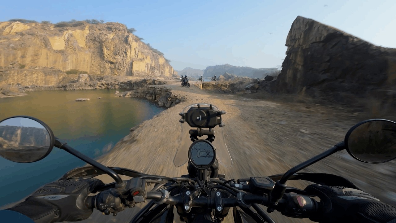 Trail Hunting in a Quarry and the Aravalli Hills