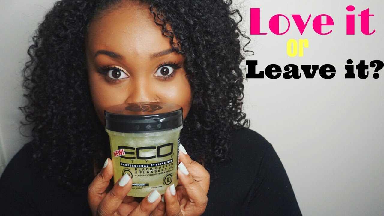 NEW Eco Styler Black Castor & Flaxseed Oil Gel Review YouTube