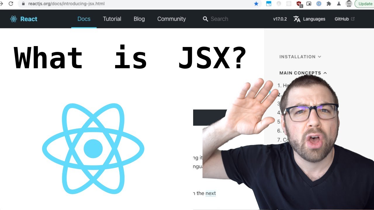 jsx คือ  New  What is JSX?