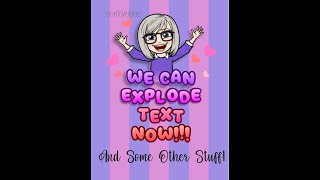 Using ZoomNotes- Exploding Text!