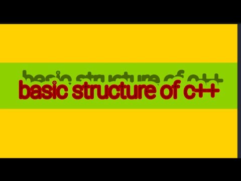 basic structure of c++ |crazy amb| - YouTube