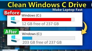 C Drive Full? Clean It & Speed Up Your PC | Step-by-Step Guide (2025)