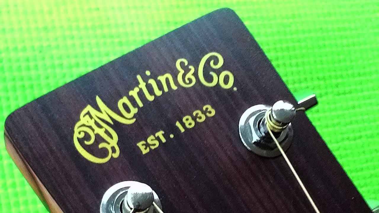 Martin DX1RAE AcousticElectric Guitar YouTube