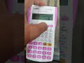 calculator resetting and mode change