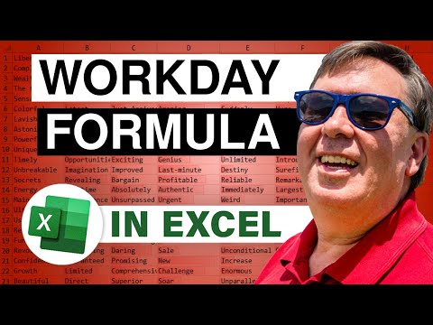 Excel - Calculate Workdays Between Two Dates in Excel - Episode 2023