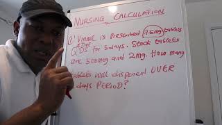 NURSING DRUG CALCULATION   HOW MANY TABLETS TO ADMINISTERED