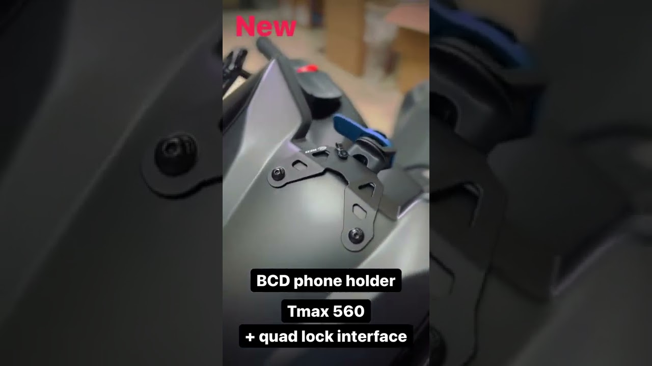 BCD & QUAD LOCK PHONE HOLDER YAMAHA T-MAX 560 & T-MAX 530 