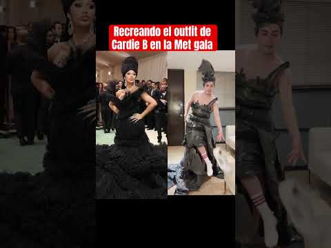 Recreando el look de Cardie B en la Met gala