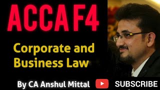 ACCA F4 - Corporate and Business Law - Chapter 11 - Insolvency (Complete)