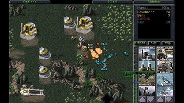 Command & Conquer: Tiberian Dawn Multiplayer on CnCNet - Claustrophobia 2v2 G3 (Balance Patch)