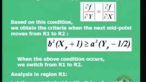 Lecture 17 Scan Converting Lines, Circles and Ellipses