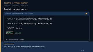 Python itertools Introduction: chain, islice and More | Advanced Python Lesson 41