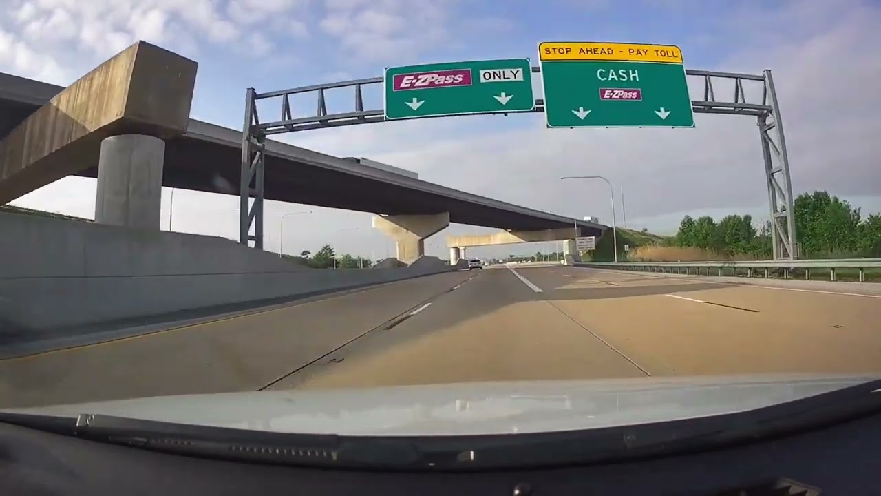 Driving Delaware Route 1 (Biddles Corner Toll Plaza) SB