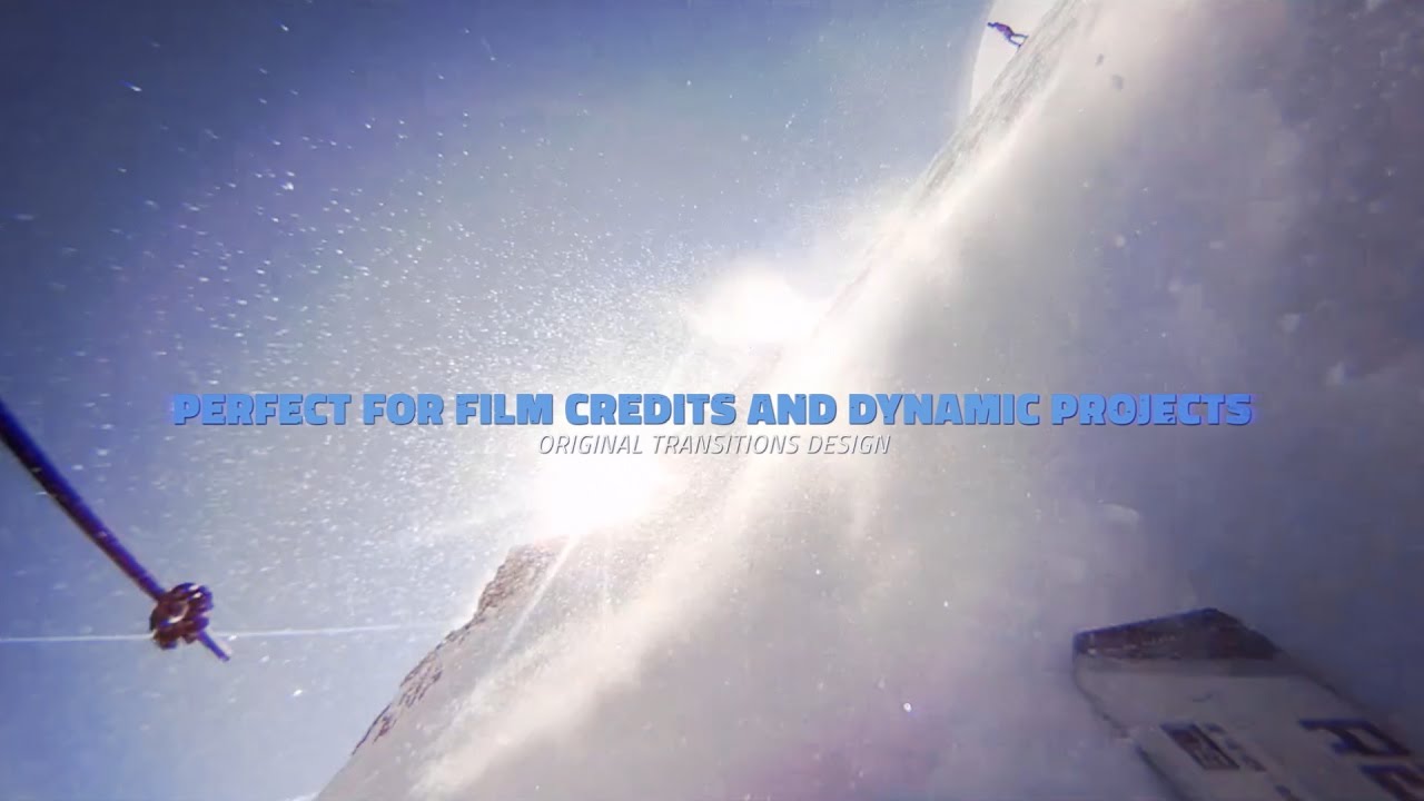 Simple Glitch Sequences - Credits ( After Effects template )