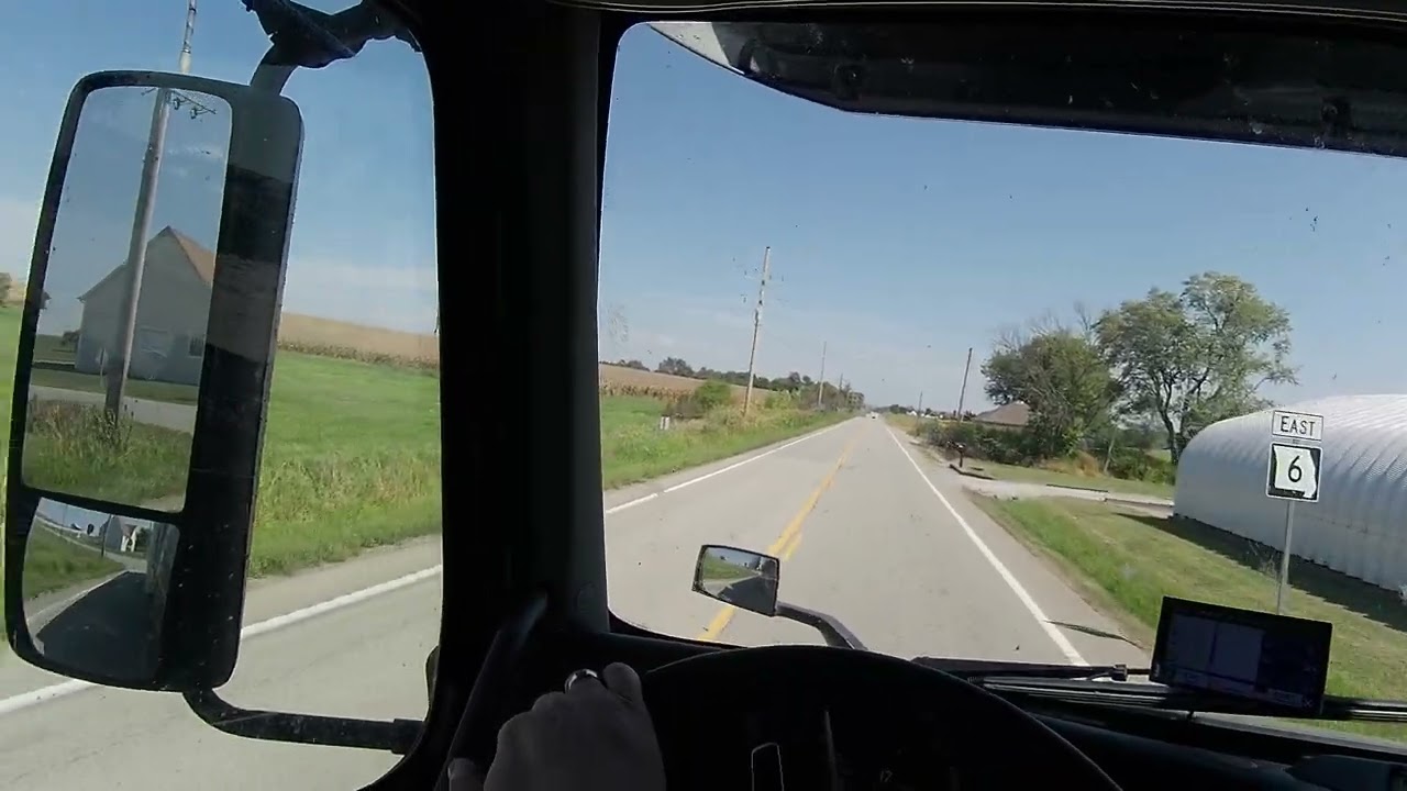 Truck POV: Road Closed — Forced Detour Through Narrow Roads