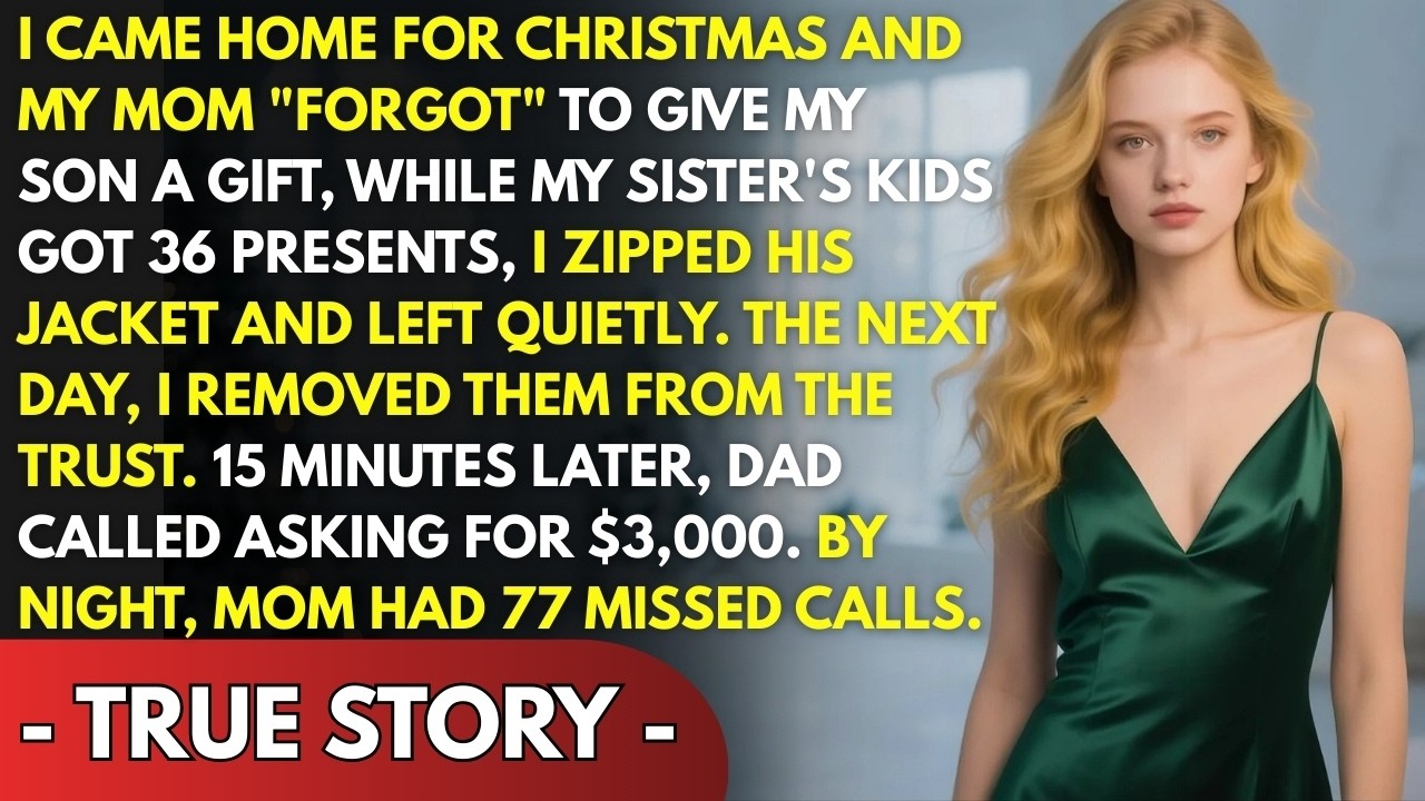 I Came Home for Christmas and My Mom Gave My Sister’s Kids 36 Gifts, My Son Got 0—I Left Out and…