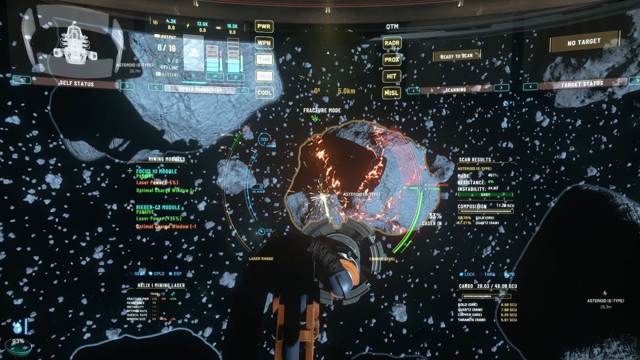 Star Citizen - Alpha 4.5 - Mining and Refining