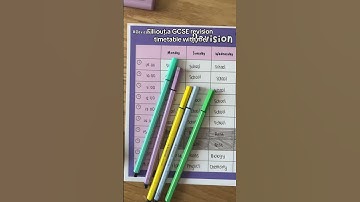 DM us for the template 💜 How to lay out a productive revision timetable for your GCSEs #year10