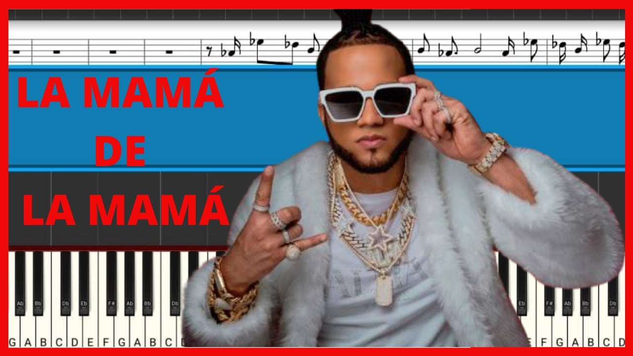 El Alfa "El Jefe" x CJ x El Cherry Scom - La Mamá de la Mamá | Piano Tutorial | Midi