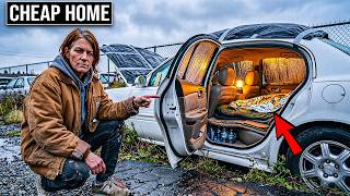 How Homeless Women Turn Wrecked Cars Into Warm Homes That Hold Heat All Night