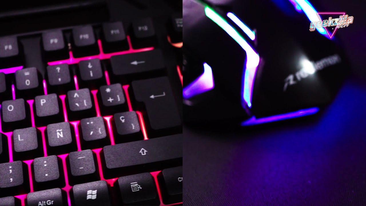 Redlemon. Kit de teclado y mouse gamer