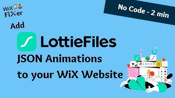 How to Add Lottiefiles Animations to Your Wix Website in 2 minutes.