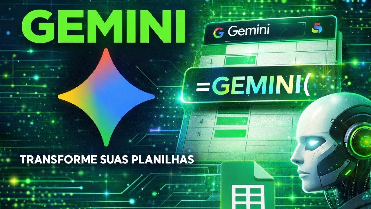 Aprenda a usar o Gemini dentro do Google Planilhas!