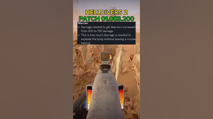 Terminid Warrior CHANGES After Patch 01.003.200 - Helldivers 2