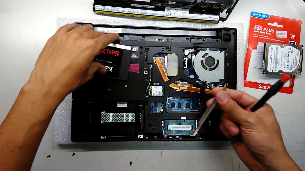 Lenovo G40 70 Upgrade Ssd And Ram Youtube